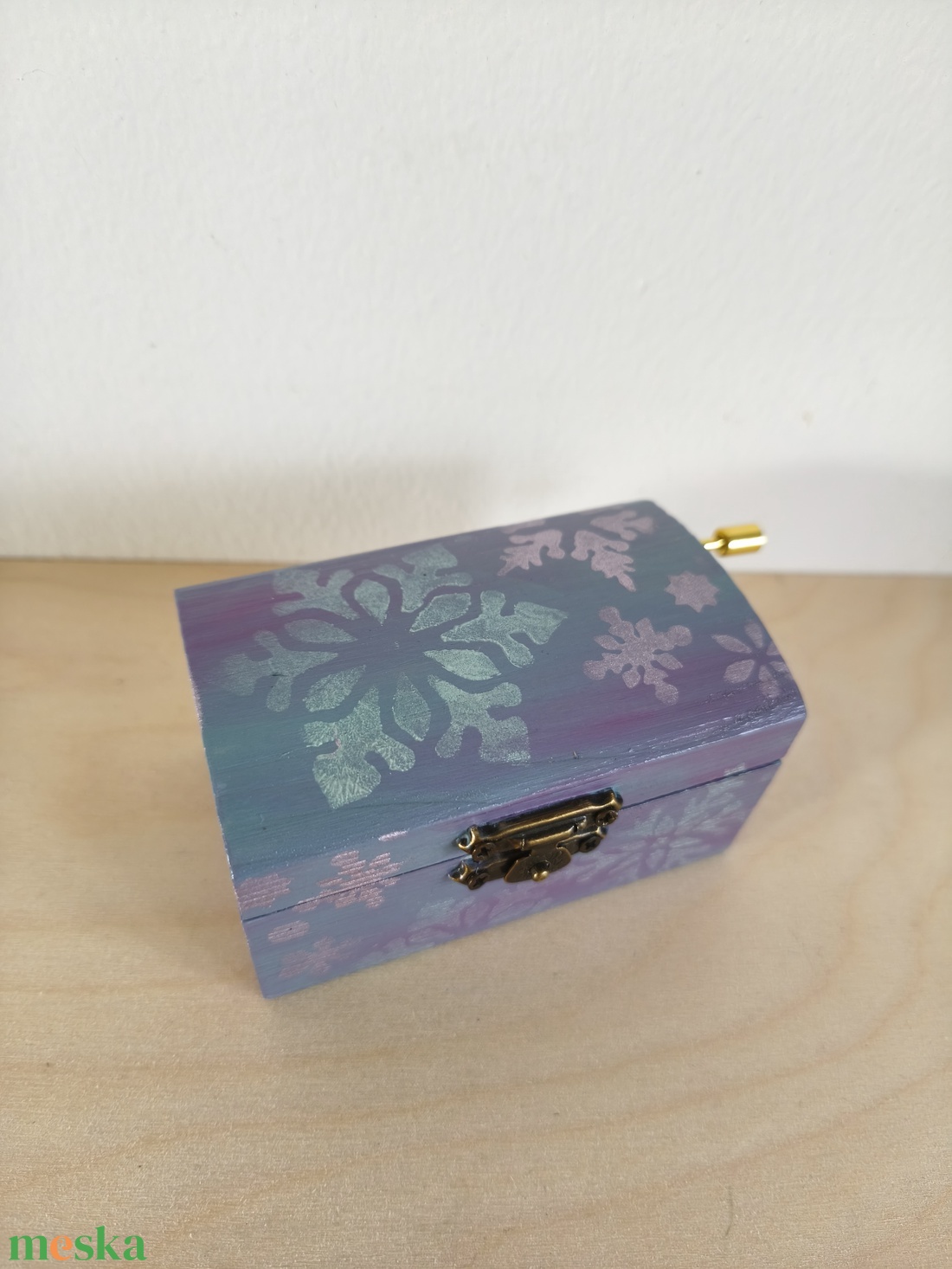 Zenedoboz- karácsonyi jégvarázs - otthon & életmód - dekoráció - asztal és polc dekoráció - zenedoboz - Meska.hu