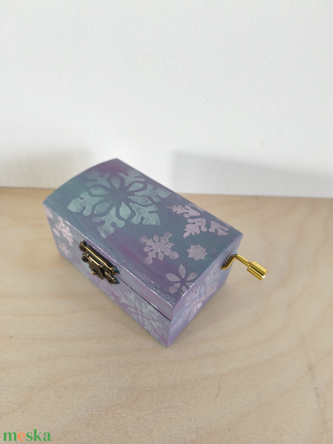 Zenedoboz- karácsonyi jégvarázs - otthon & életmód - dekoráció - asztal és polc dekoráció - zenedoboz - Meska.hu