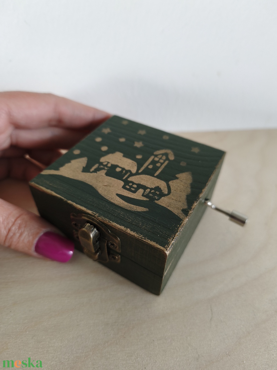 Zenedoboz- karácsonyi - otthon & életmód - dekoráció - asztal és polc dekoráció - zenedoboz - Meska.hu