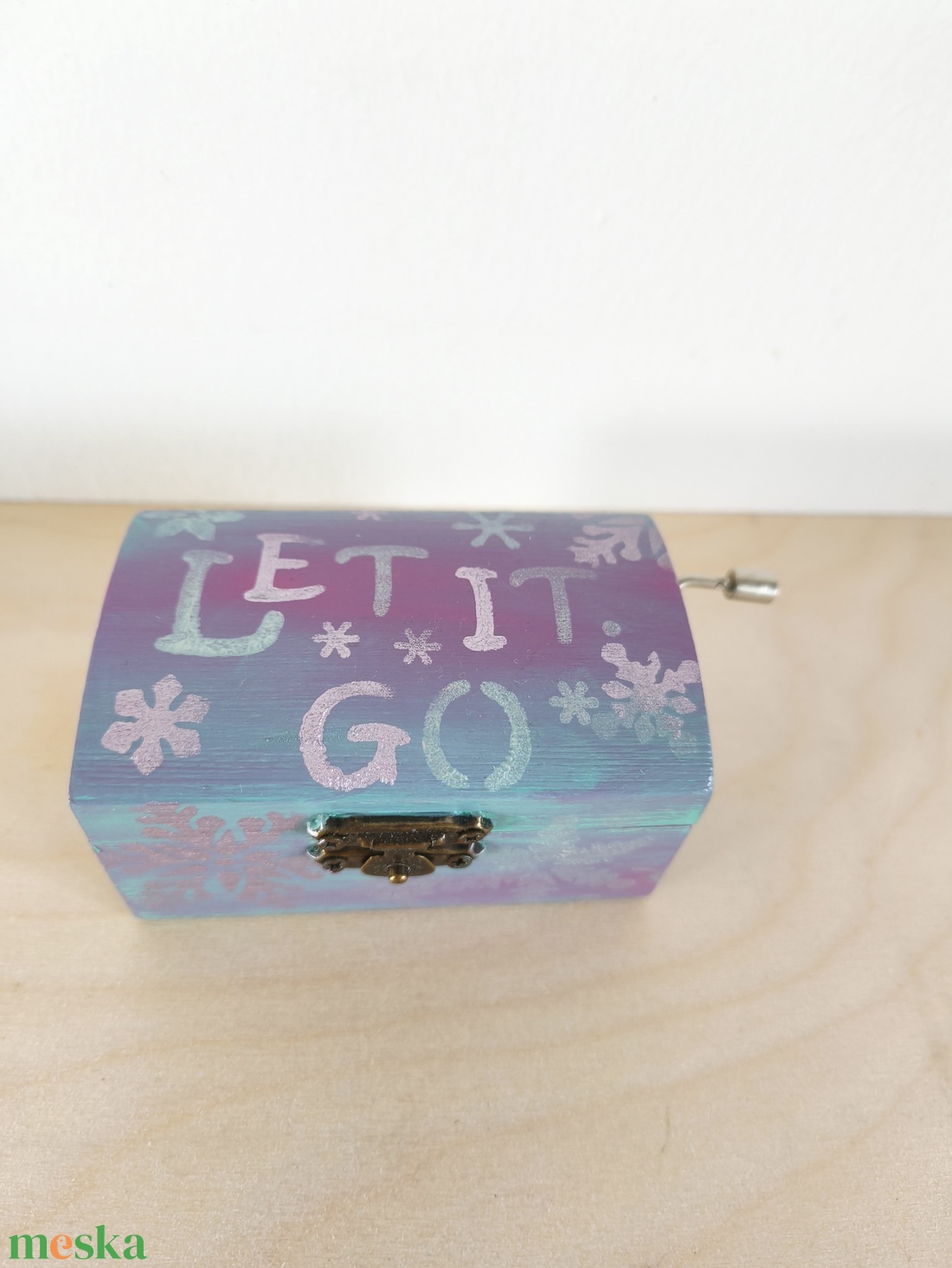 Zenedoboz- karácsonyi jégvarázs - otthon & életmód - dekoráció - asztal és polc dekoráció - zenedoboz - Meska.hu