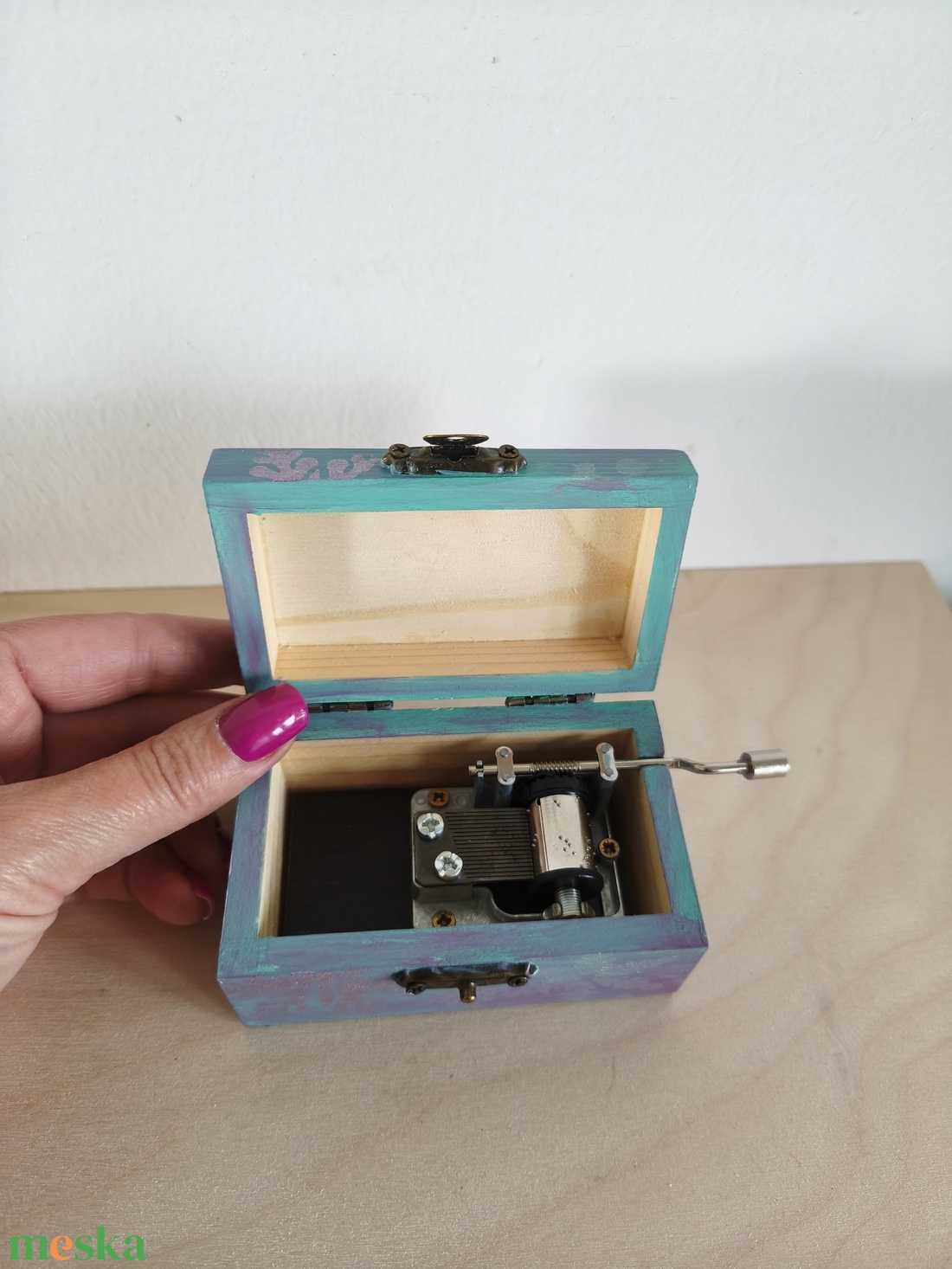 Zenedoboz- karácsonyi jégvarázs - otthon & életmód - dekoráció - asztal és polc dekoráció - zenedoboz - Meska.hu