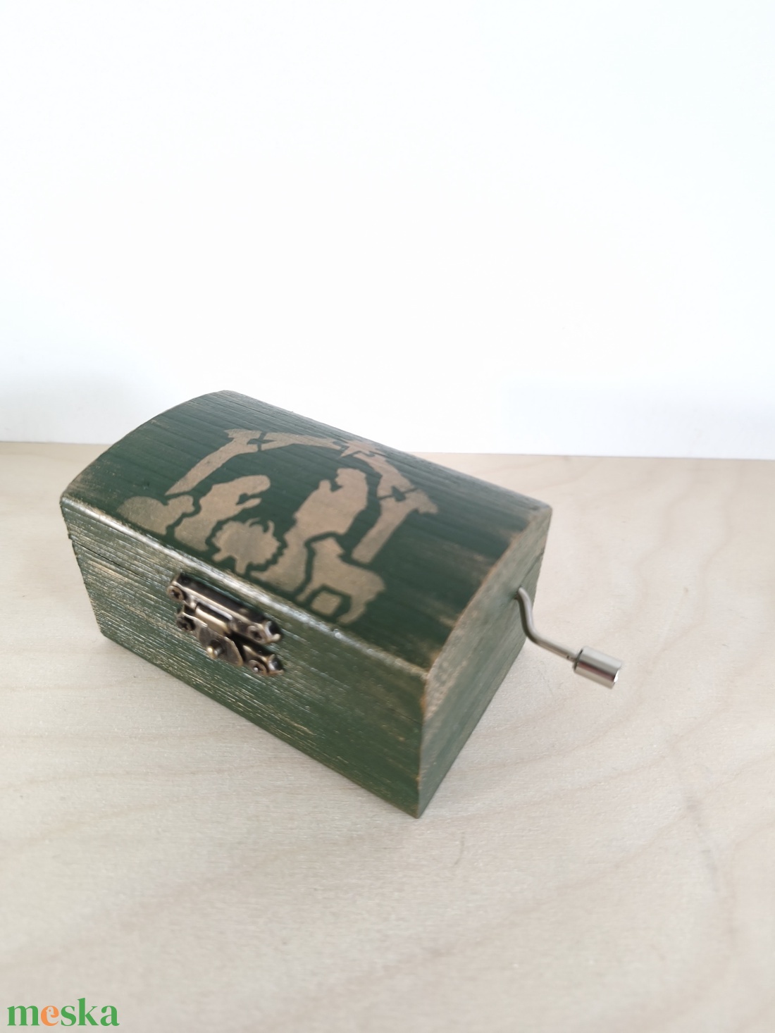 Zenedoboz- karácsonyi Betlehem - otthon & életmód - dekoráció - asztal és polc dekoráció - zenedoboz - Meska.hu