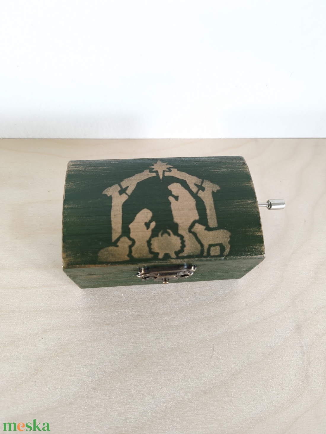 Zenedoboz- karácsonyi Betlehem - otthon & életmód - dekoráció - asztal és polc dekoráció - zenedoboz - Meska.hu