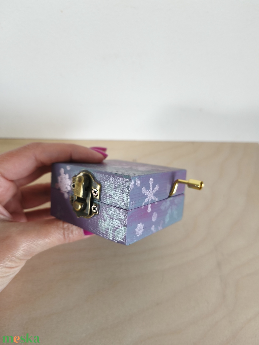 Zenedoboz- karácsonyi jégvarázs- Let it go - otthon & életmód - dekoráció - asztal és polc dekoráció - zenedoboz - Meska.hu