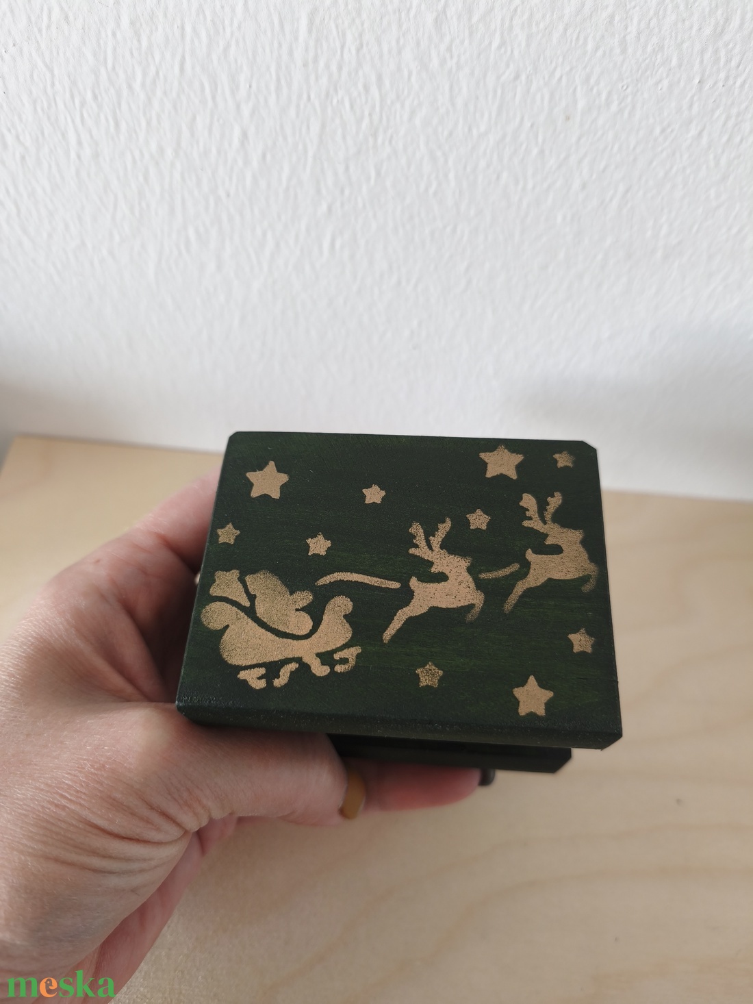 Puzzle doboz/ titkos doboz XS - karácsonyi- XS méret - ékszer - ékszertartó - ékszerdoboz - Meska.hu