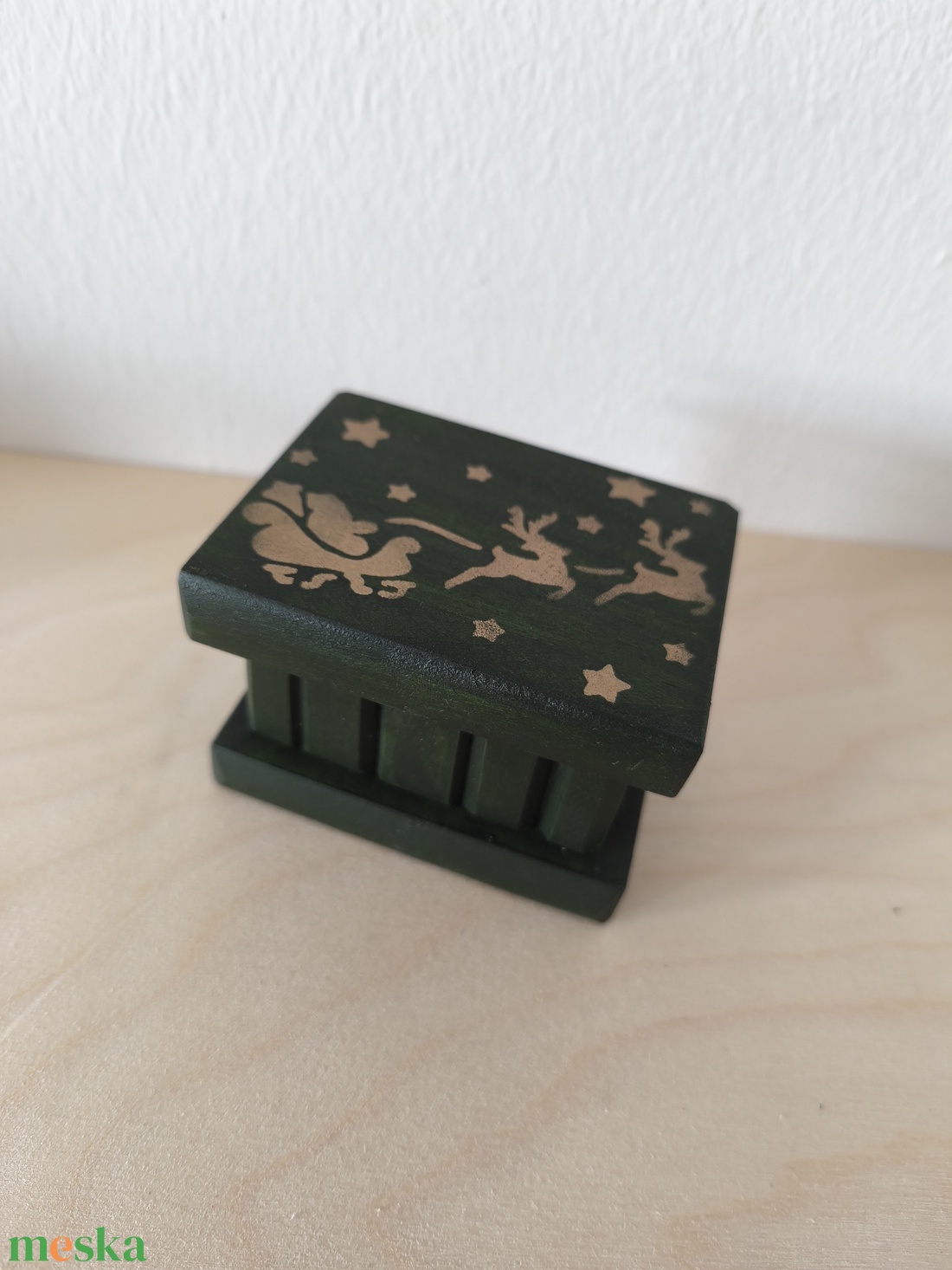 Puzzle doboz/ titkos doboz XS - karácsonyi- XS méret - ékszer - ékszertartó - ékszerdoboz - Meska.hu
