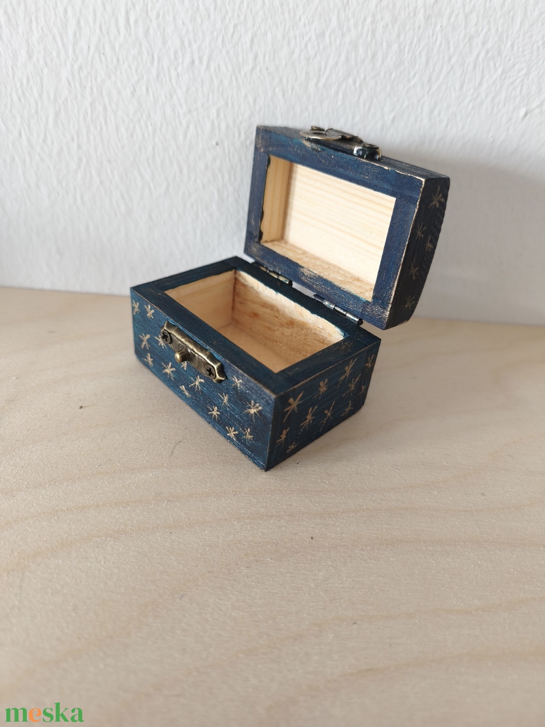 Mini kincses doboz  - ékszer - ékszertartó - ékszerdoboz - Meska.hu