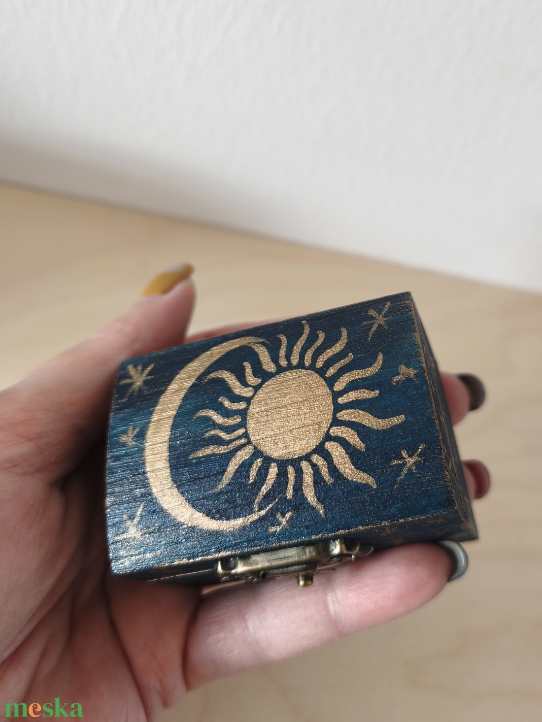 Mini kincses doboz  - ékszer - ékszertartó - ékszerdoboz - Meska.hu