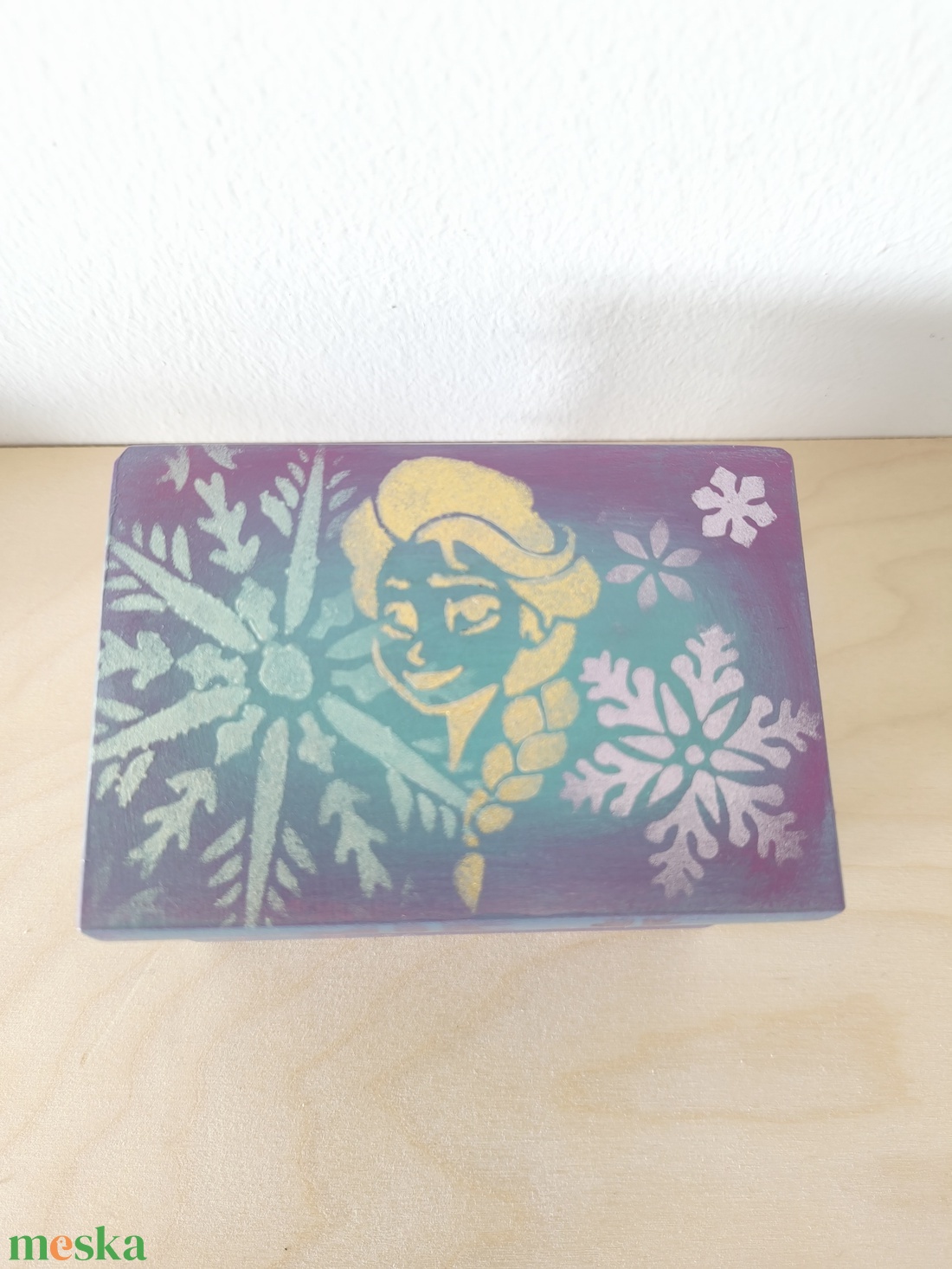 Puzzle doboz/ titkos doboz - Elza Jégvarázs- S - ékszer - ékszertartó - ékszerdoboz - Meska.hu