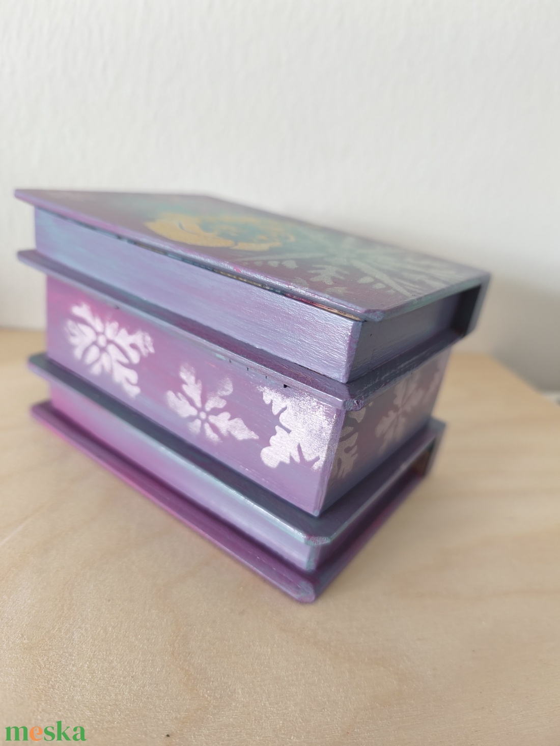 Puzzle doboz/ titkos doboz - Elza Jégvarázs- S - ékszer - ékszertartó - ékszerdoboz - Meska.hu