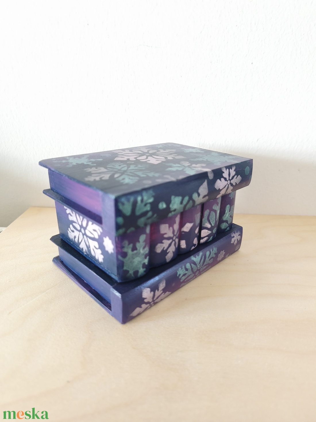 Puzzle doboz/ titkos doboz - Jégvarázs- S - ékszer - ékszertartó - ékszerdoboz - Meska.hu