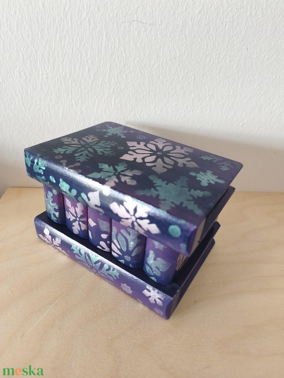 Puzzle doboz/ titkos doboz - Jégvarázs- S - ékszer - ékszertartó - ékszerdoboz - Meska.hu