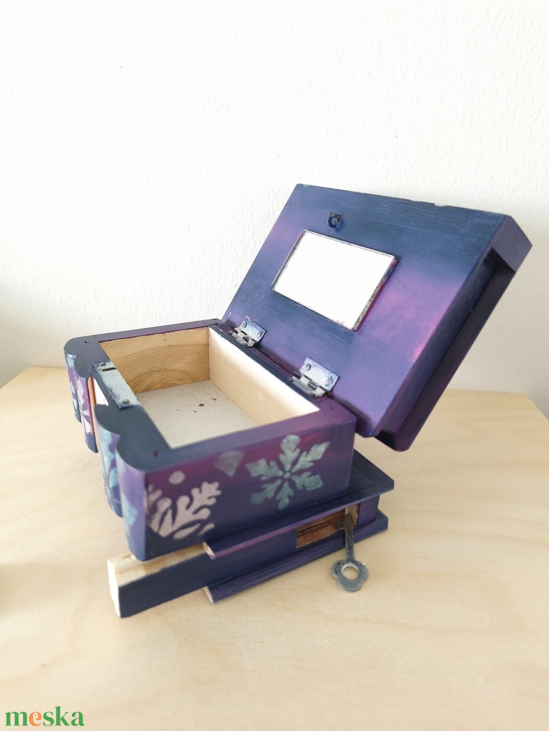 Puzzle doboz/ titkos doboz - Jégvarázs- S - ékszer - ékszertartó - ékszerdoboz - Meska.hu