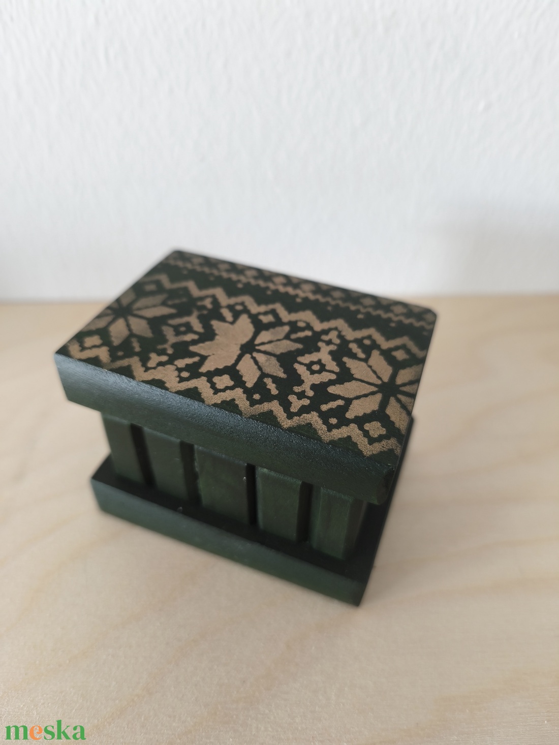 Puzzle doboz/ titkos doboz XS - karácsonyi- XS méret - ékszer - ékszertartó - ékszerdoboz - Meska.hu