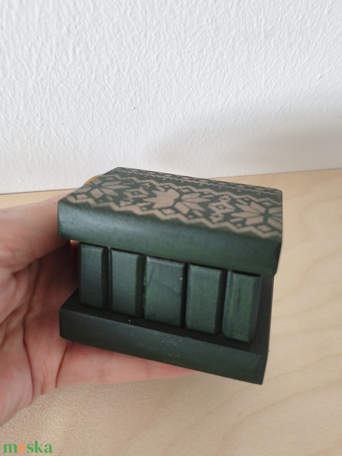 Puzzle doboz/ titkos doboz XS - karácsonyi- XS méret - ékszer - ékszertartó - ékszerdoboz - Meska.hu