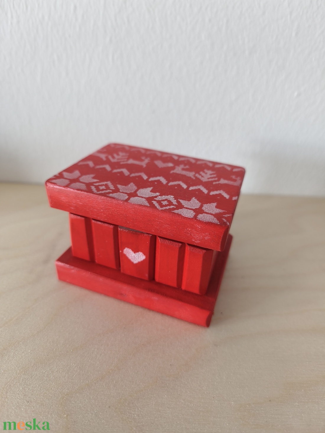 Puzzle doboz/ titkos doboz XS - karácsonyi- XS méret - ékszer - ékszertartó - ékszerdoboz - Meska.hu