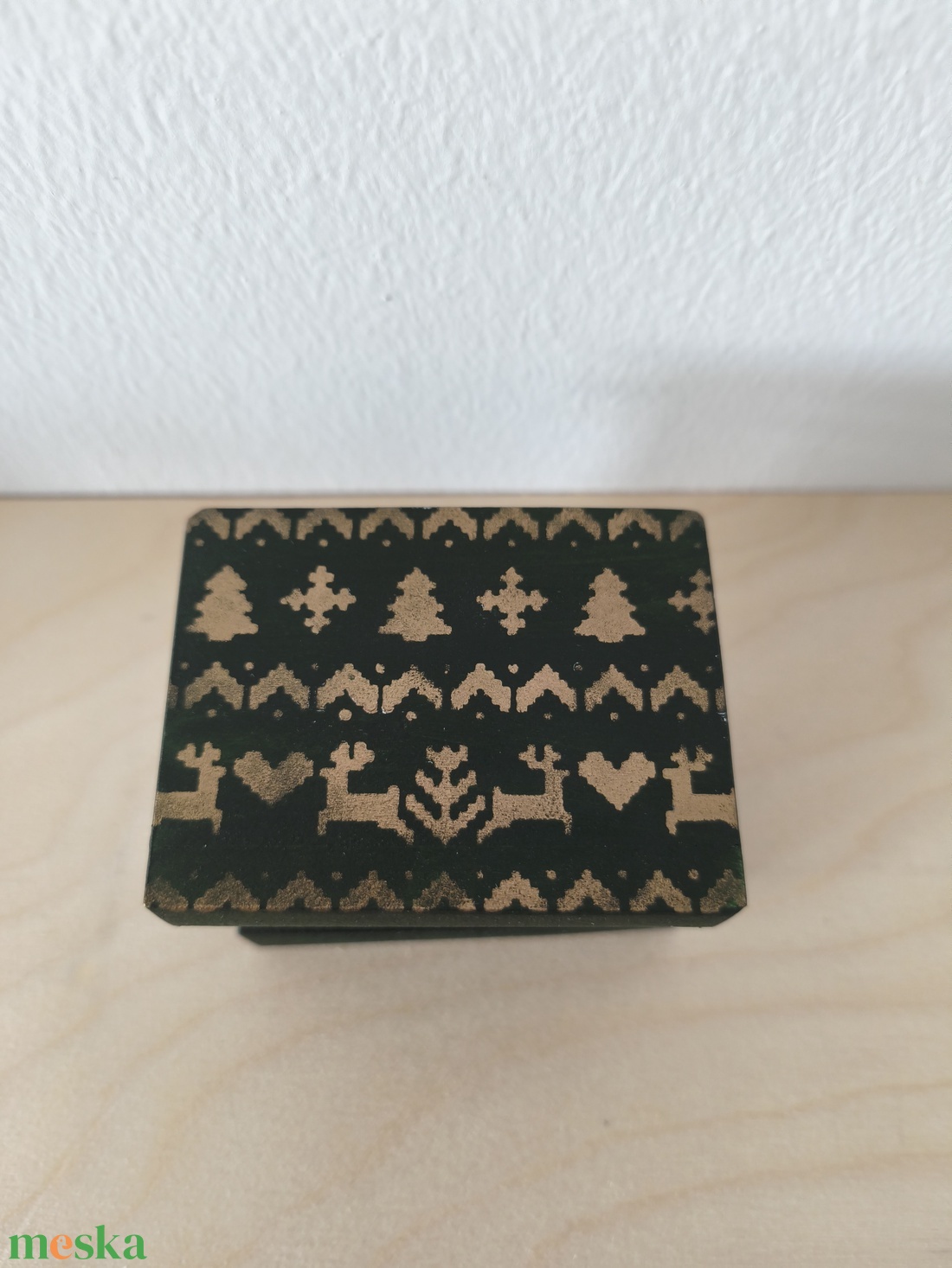 Puzzle doboz/ titkos doboz XS - karácsonyi- XS méret - ékszer - ékszertartó - ékszerdoboz - Meska.hu