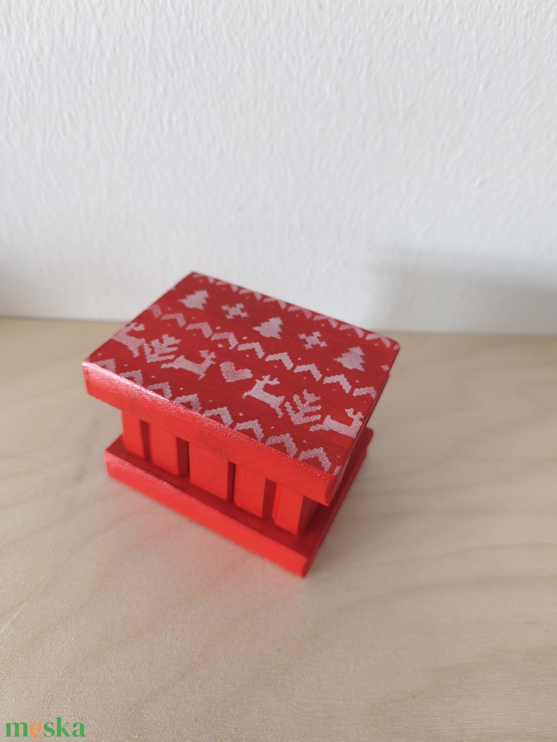 Puzzle doboz/ titkos doboz XS - karácsonyi- XS méret - ékszer - ékszertartó - ékszerdoboz - Meska.hu