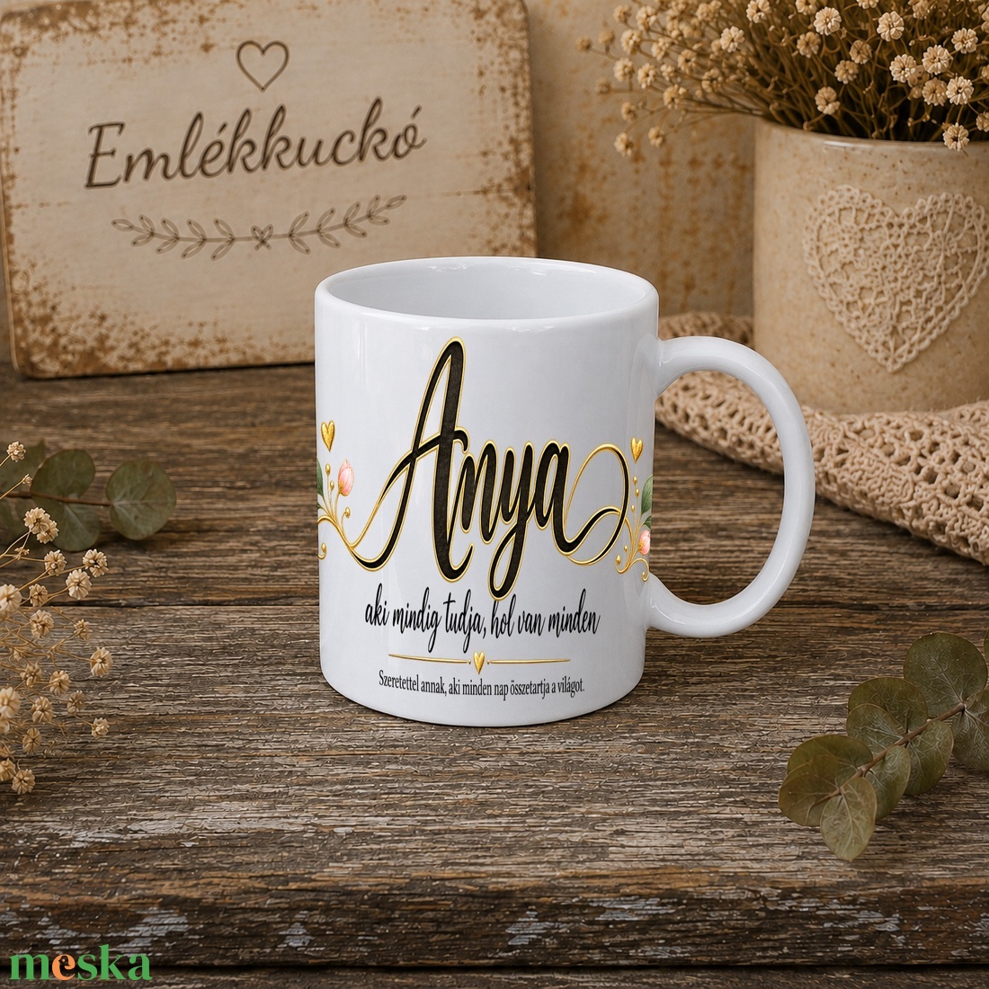 Ajándékbögre anyának � szeretettel - otthon & életmód - konyhafelszerelés, tálalás - tálalás - bögre & csésze - Meska.hu