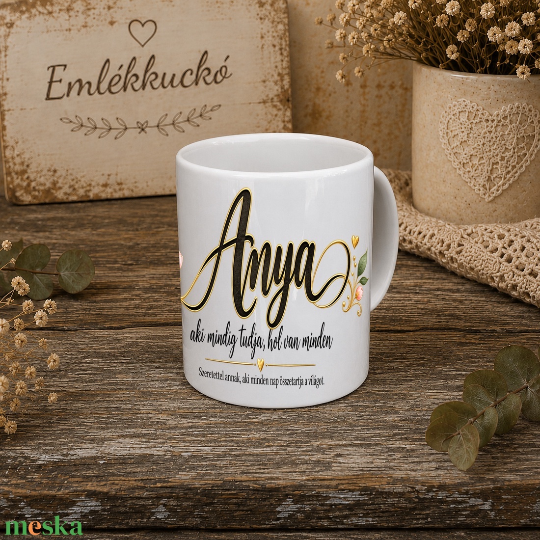 Ajándékbögre anyának � szeretettel - otthon & életmód - konyhafelszerelés, tálalás - tálalás - bögre & csésze - Meska.hu