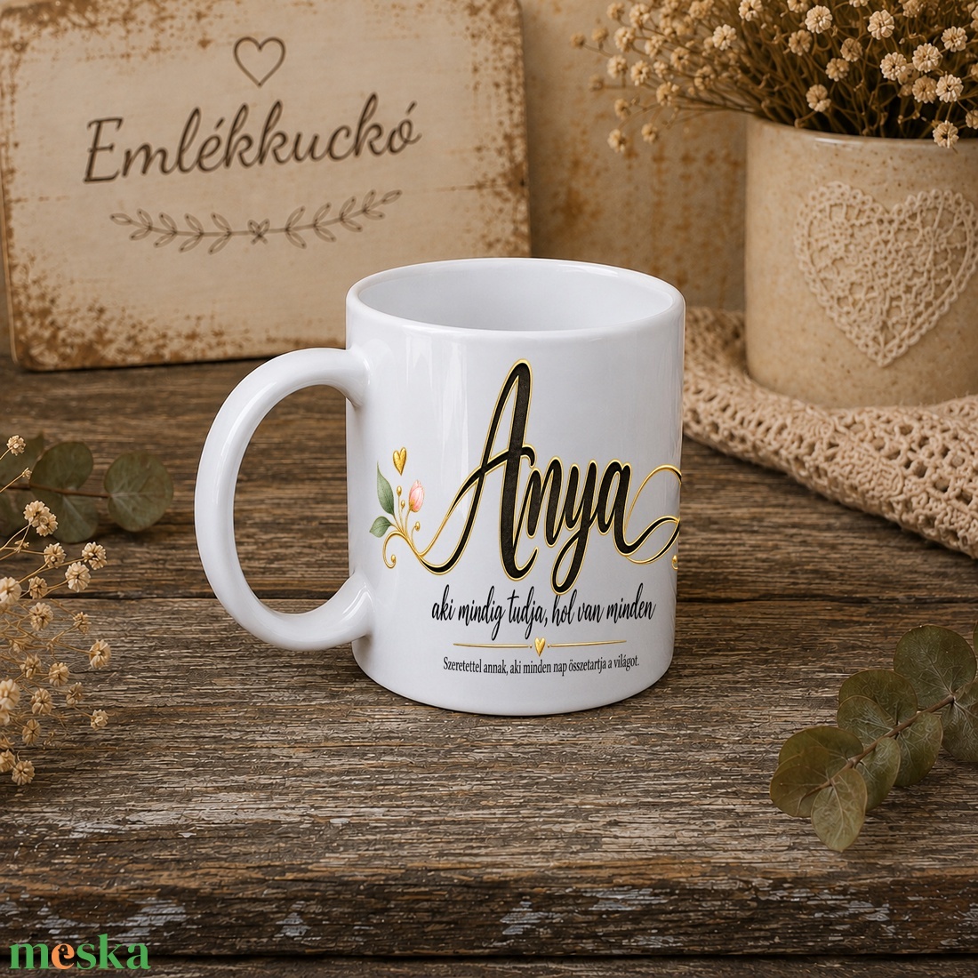 Ajándékbögre anyának � szeretettel - otthon & életmód - konyhafelszerelés, tálalás - tálalás - bögre & csésze - Meska.hu