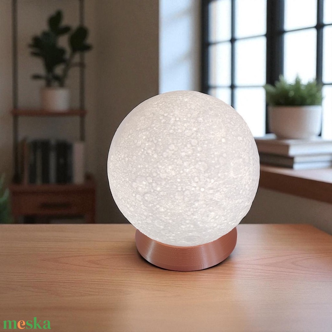 Moon - Hordozható asztali hangulatlámpa - otthon & életmód - lámpa - hangulatlámpa - Meska.hu