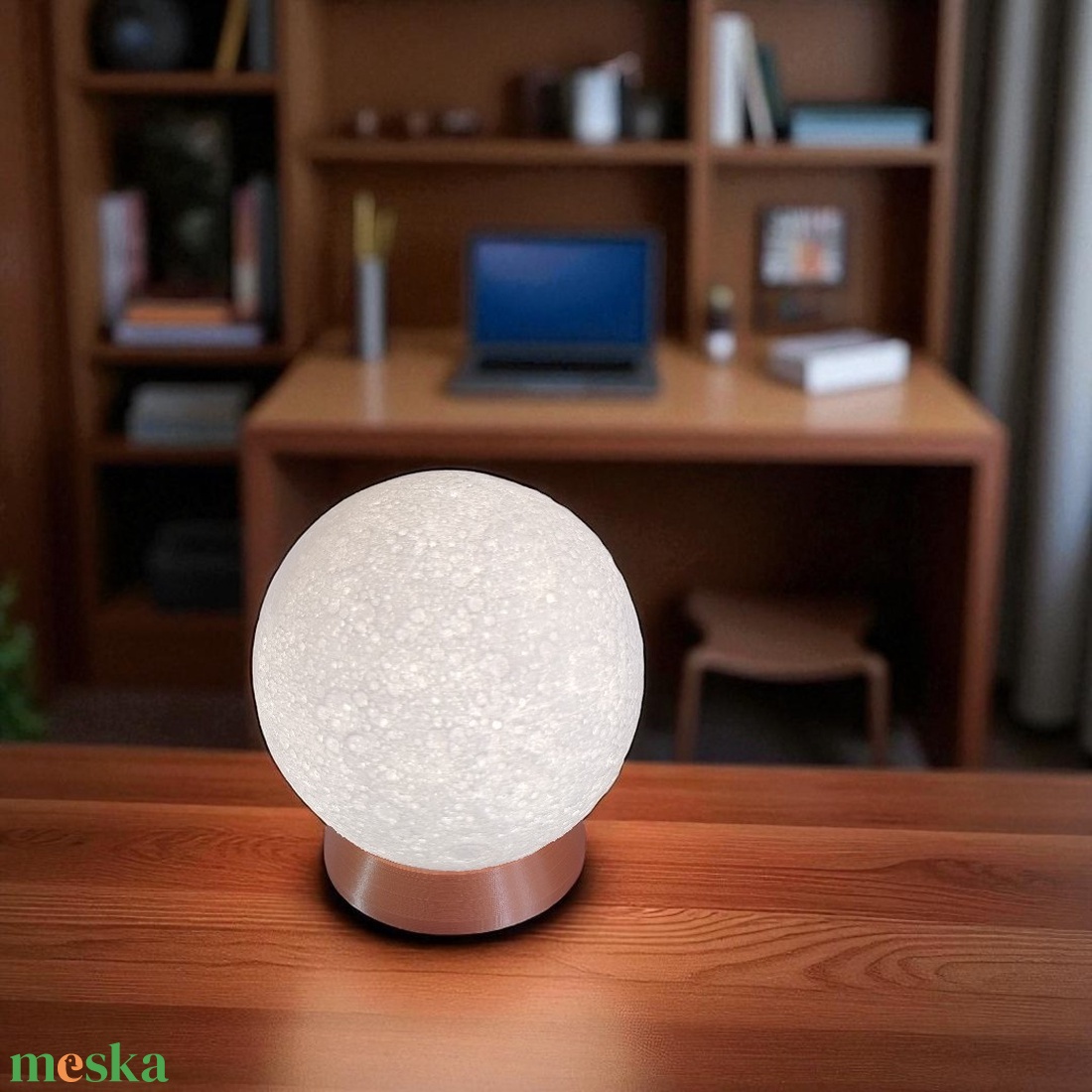 Moon - Hordozható asztali hangulatlámpa - otthon & életmód - lámpa - hangulatlámpa - Meska.hu