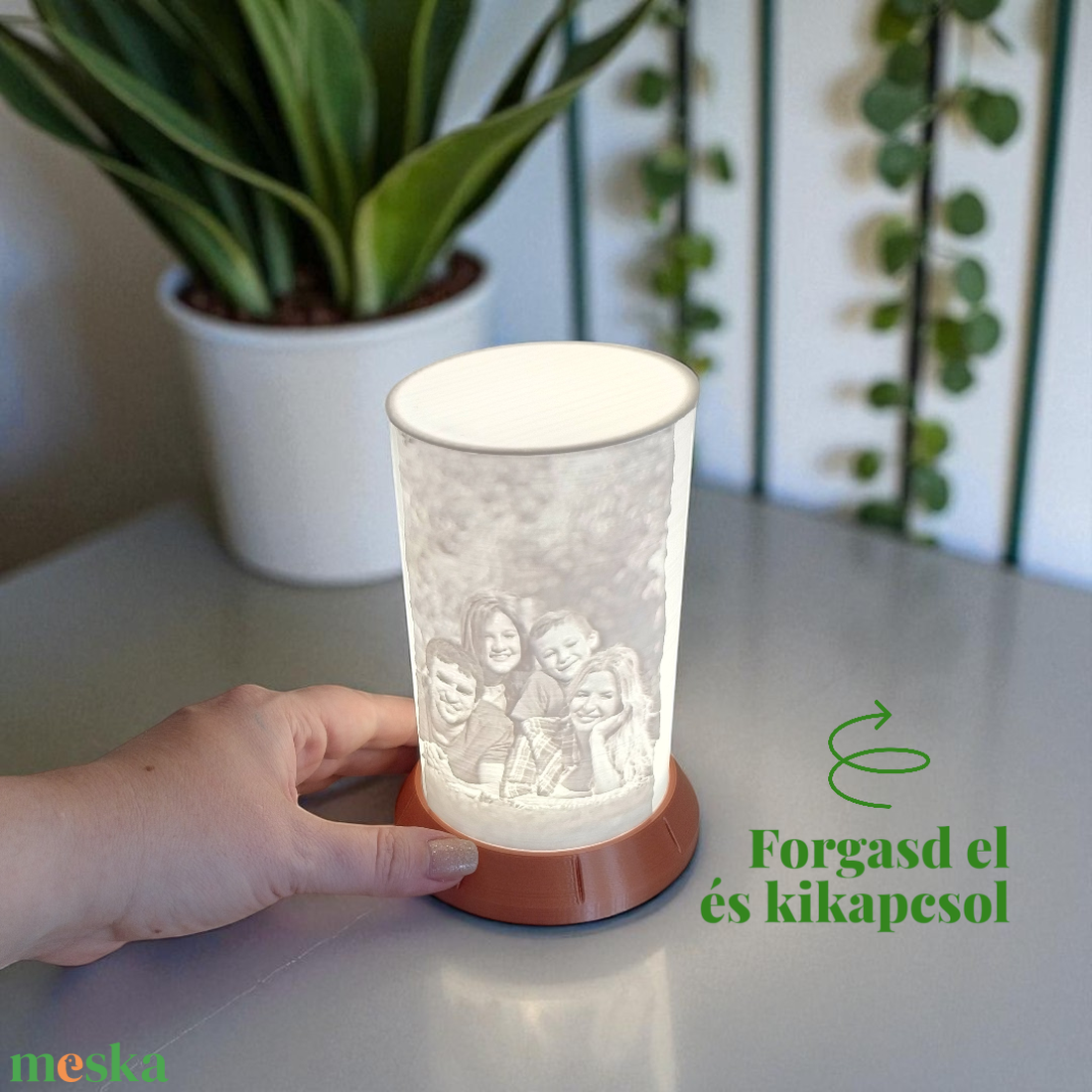  Aurora Emléklámpás - Saját fotódból készül - otthon & életmód - lámpa - hangulatlámpa - Meska.hu