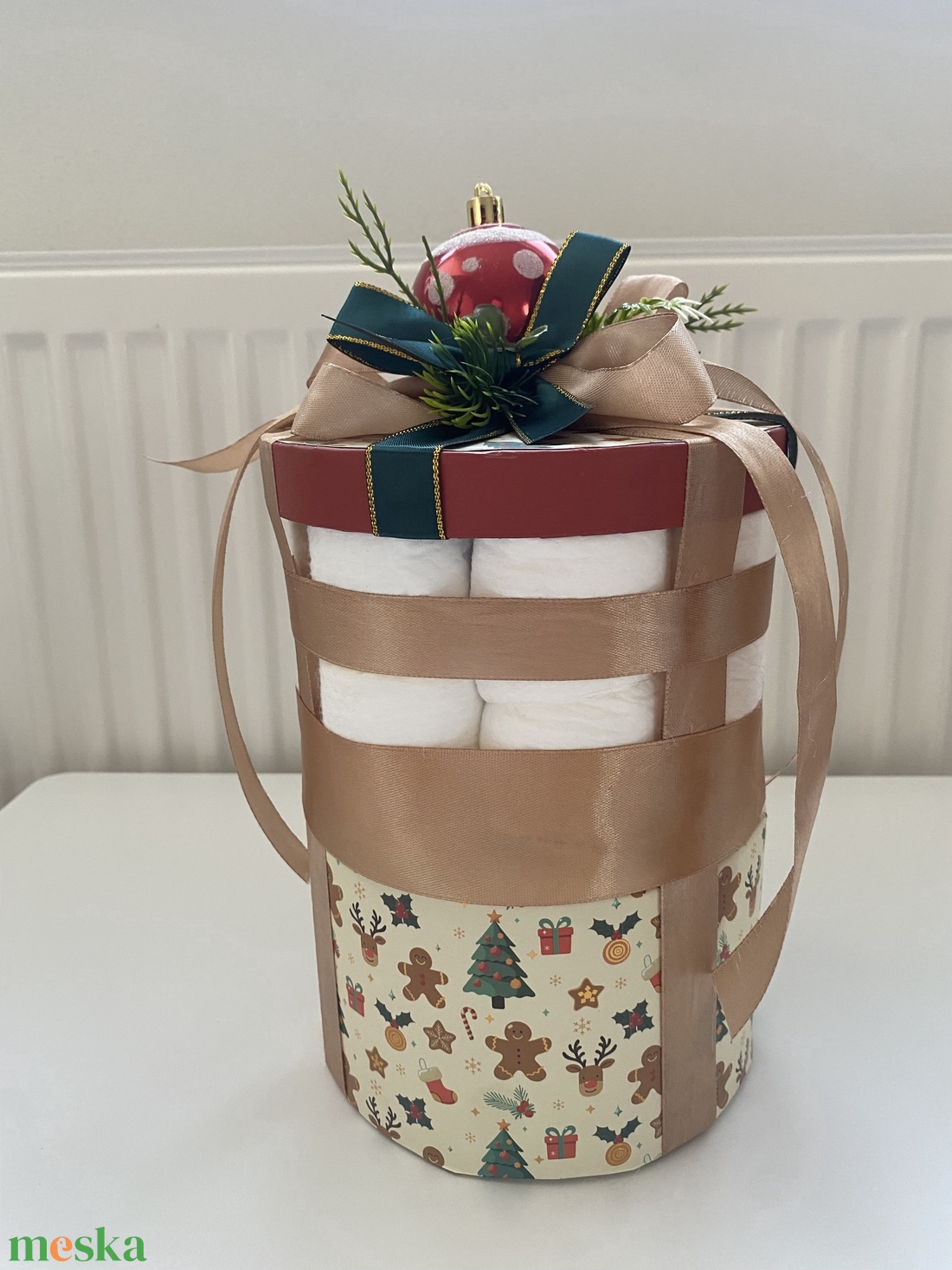 Karácsonyi pelenkacsomag/pelenkatorta 01 - szépségápolás - pelenka & babaápolás - pelenka - Meska.hu Karácsonyi pelenkacsomag/pelenkatorta 01 - szépségápolás - pelenka & babaápolás - pelenka - Meska.hu