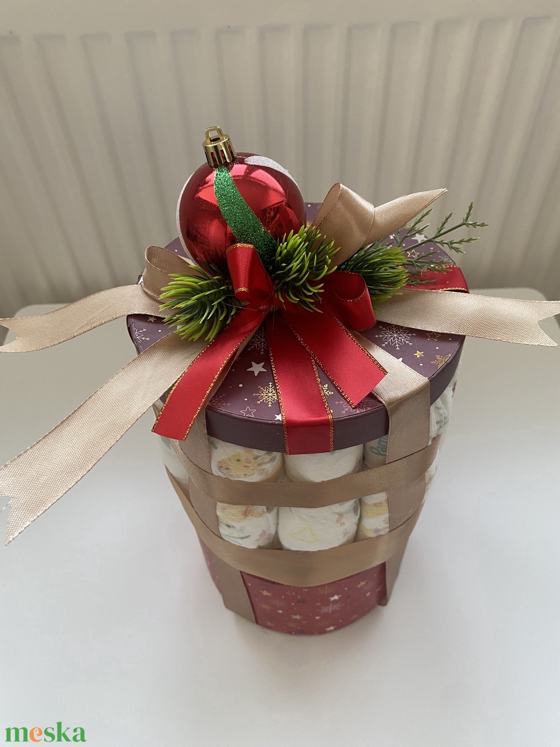 Karácsonyi pelenkacsomag/pelenkatorta 02 - szépségápolás - pelenka & babaápolás - pelenka - Meska.hu Karácsonyi pelenkacsomag/pelenkatorta 02 - szépségápolás - pelenka & babaápolás - pelenka - Meska.hu