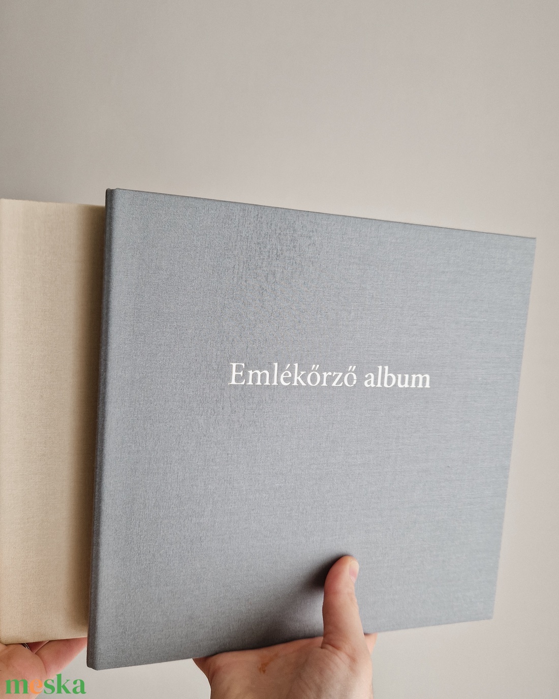 Emlékőrző fotóalbum: vászonborítású külsővel, letisztult belső oldalakkal: a pillanat megörökítésére! - otthon & életmód - papír, írószer - album & fotóalbum - Meska.hu