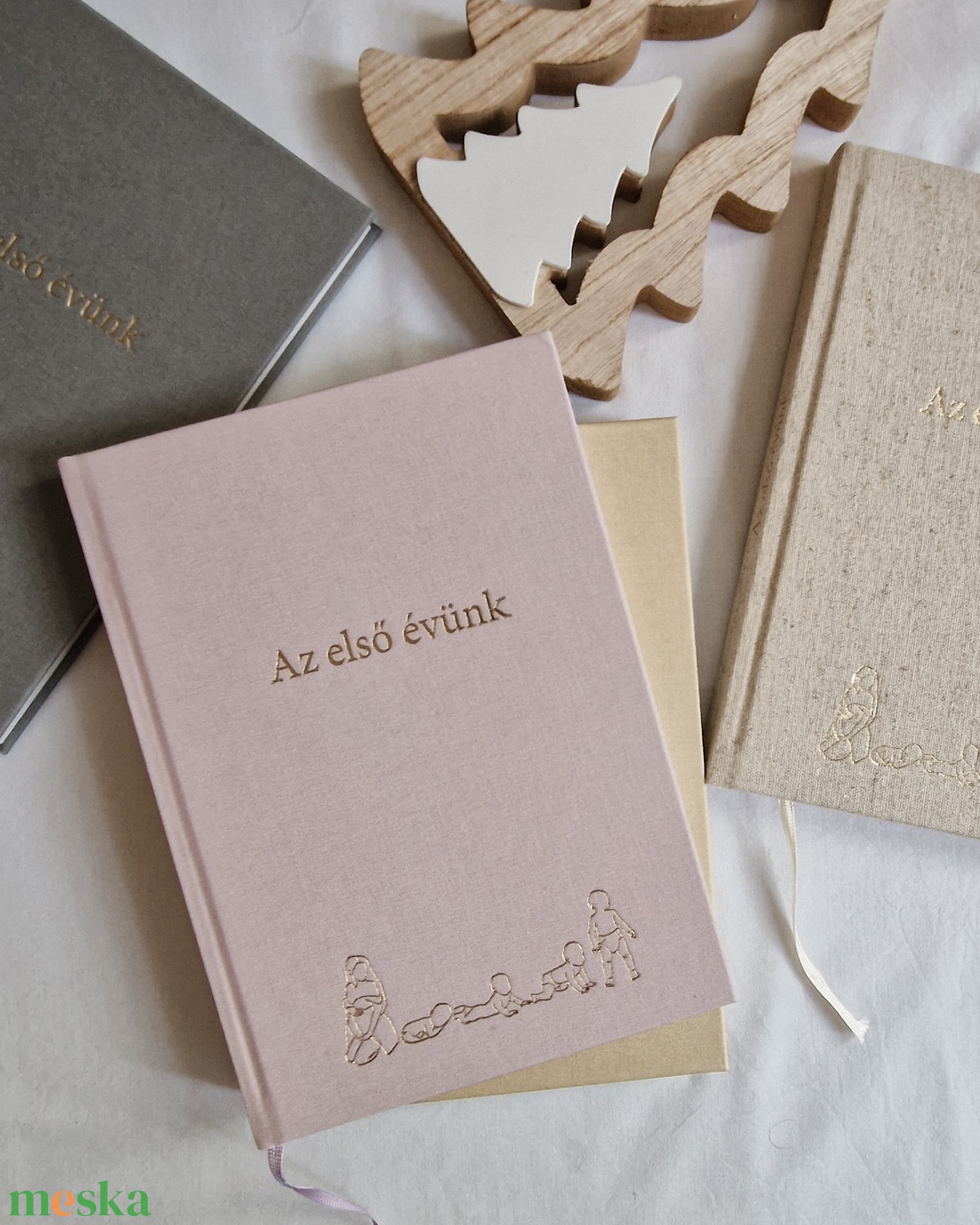 Kislányos babaváró csomag: babanapló és mérföldkő kártyák - játék & sport - babalátogató ajándékcsomag - Meska.hu