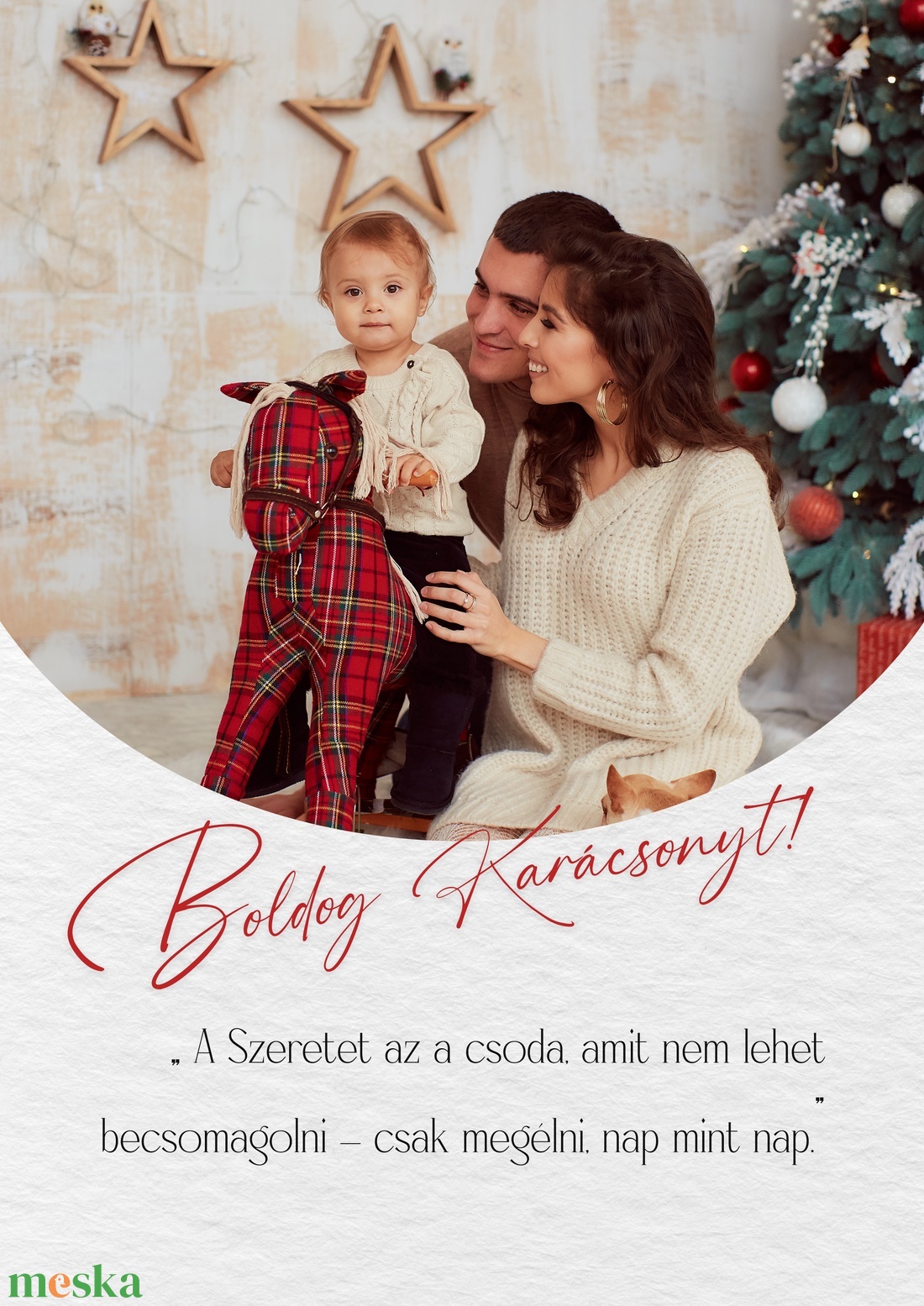 Egyedi Karácsonyi Fotómontázs � Szívmelengető Ajándék Szeretteidnek - A szeretet - karácsony - karácsonyi ajándékozás - karácsonyi képeslap, üdvözlőlap, ajándékkísérő - Meska.hu
