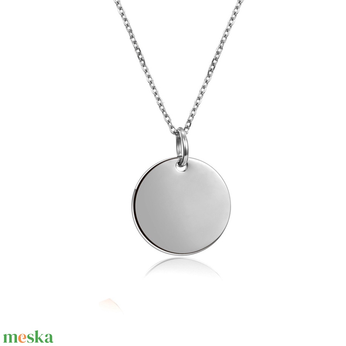Gravírozható Nyaklánc 25 mm kör medál - ékszer - karkötő - névre szóló karkötő - Meska.hu Gravírozható Nyaklánc 25 mm kör medál - ékszer - karkötő - névre szóló karkötő - Meska.hu