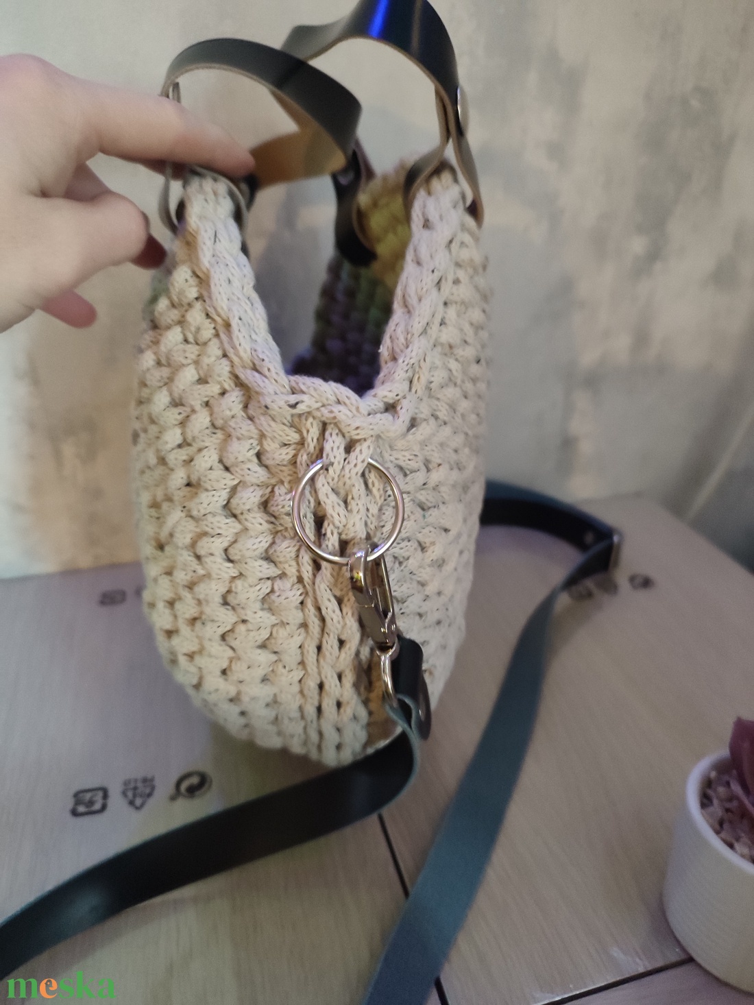 Csillogó macaron táska  - esküvő - kiegészítők - táska - Meska.hu