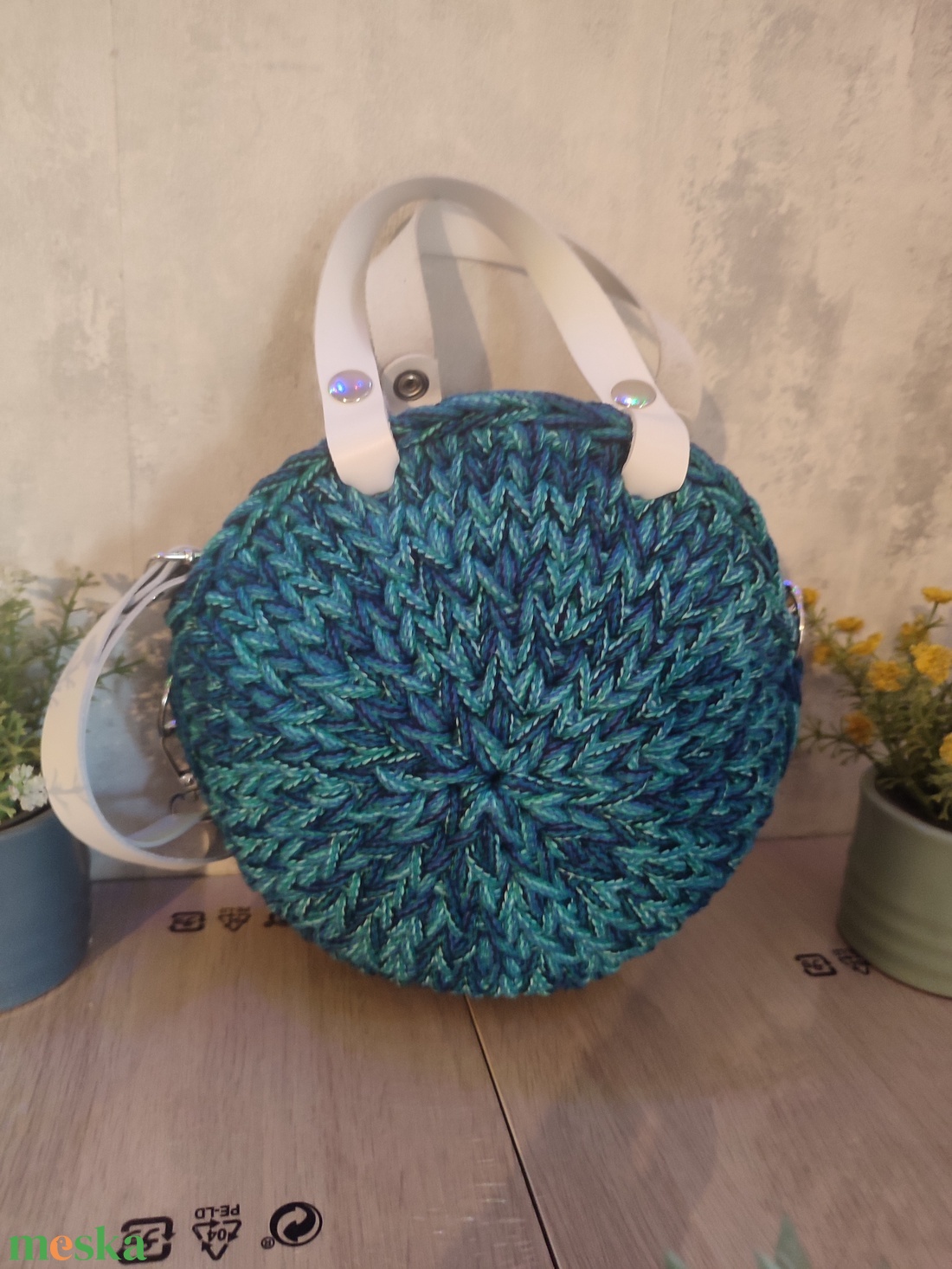 Oceán macaron - esküvő - kiegészítők - táska - Meska.hu