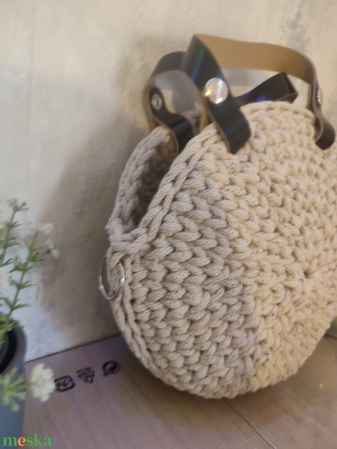 Leopard macaron - táska & tok - kézitáska & válltáska - belső rendező - Meska.hu