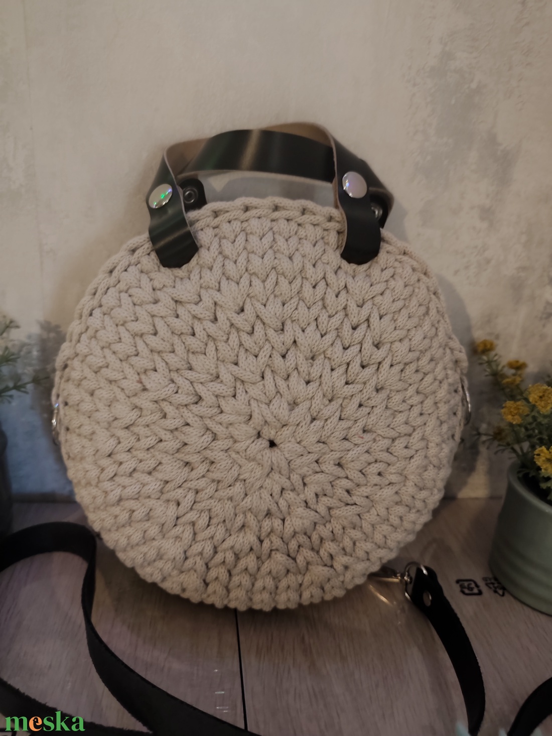 Bejge macaron - táska & tok - kézitáska & válltáska - alkalmi táska - Meska.hu