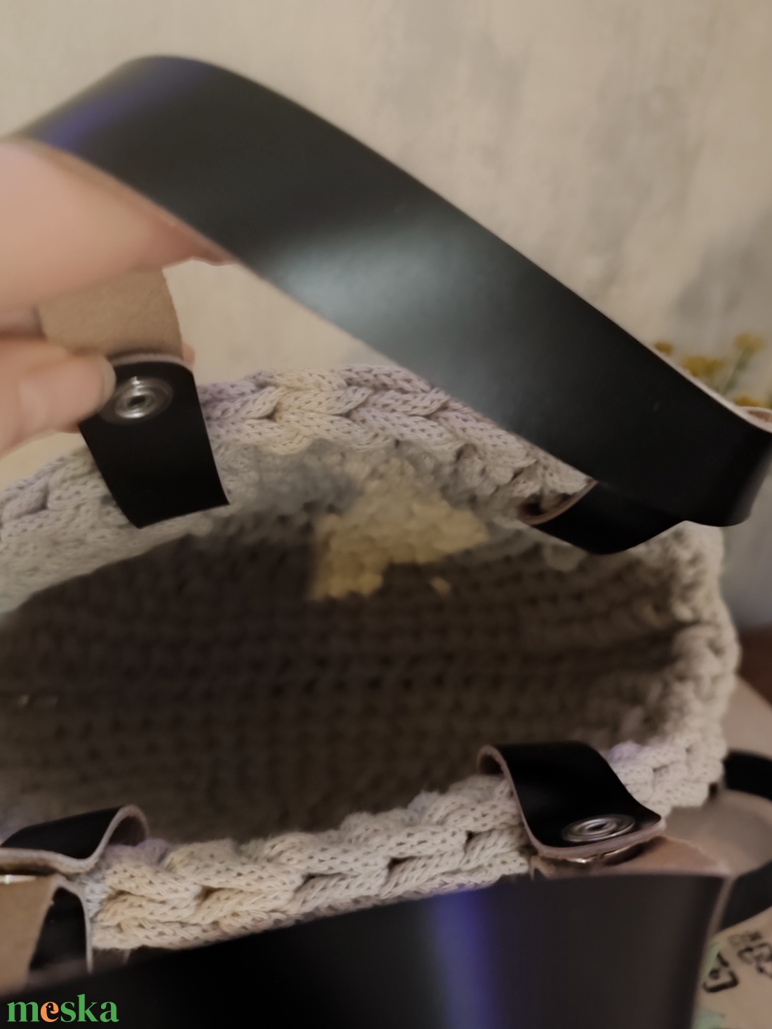 Bejge macaron - táska & tok - kézitáska & válltáska - alkalmi táska - Meska.hu