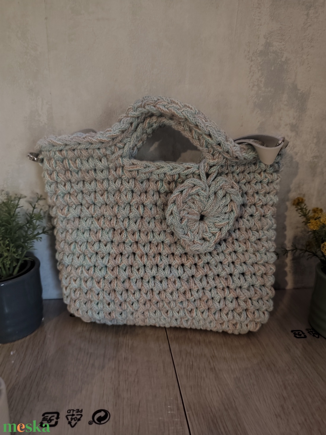 Szívecskés  - táska & tok - kézitáska & válltáska - belső rendező - Meska.hu