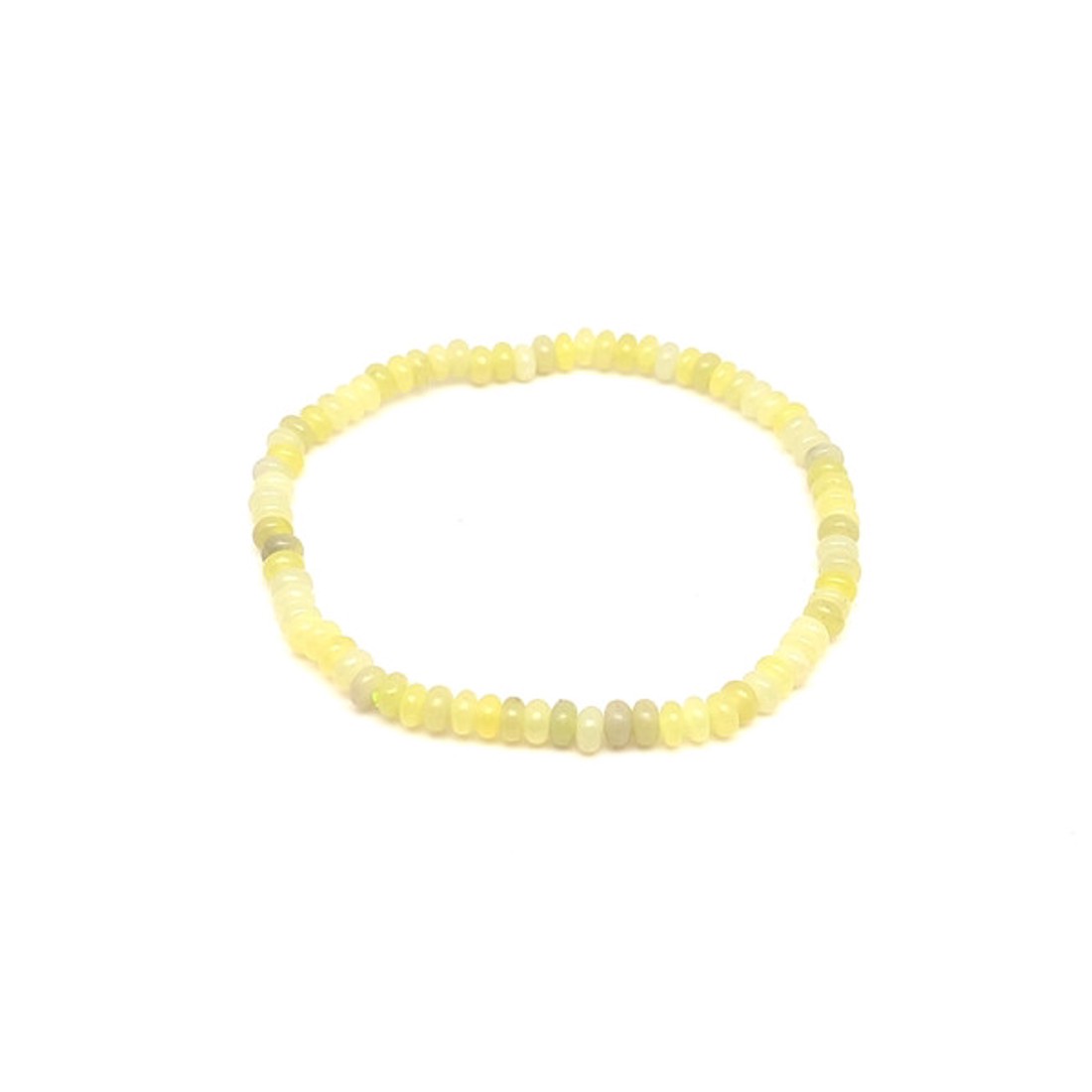 Jáde korong ásványkarkötő 4x2 mm Keleti Kert - ékszer - karkötő - ásványkarkötő - Meska.hu