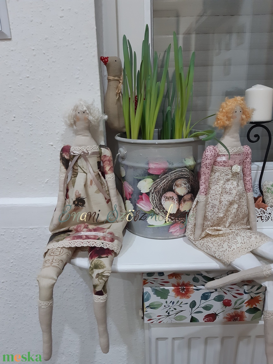 Baba, textil baba,Tilda baba  - otthon & életmód - dekoráció - dísztárgy - Meska.hu