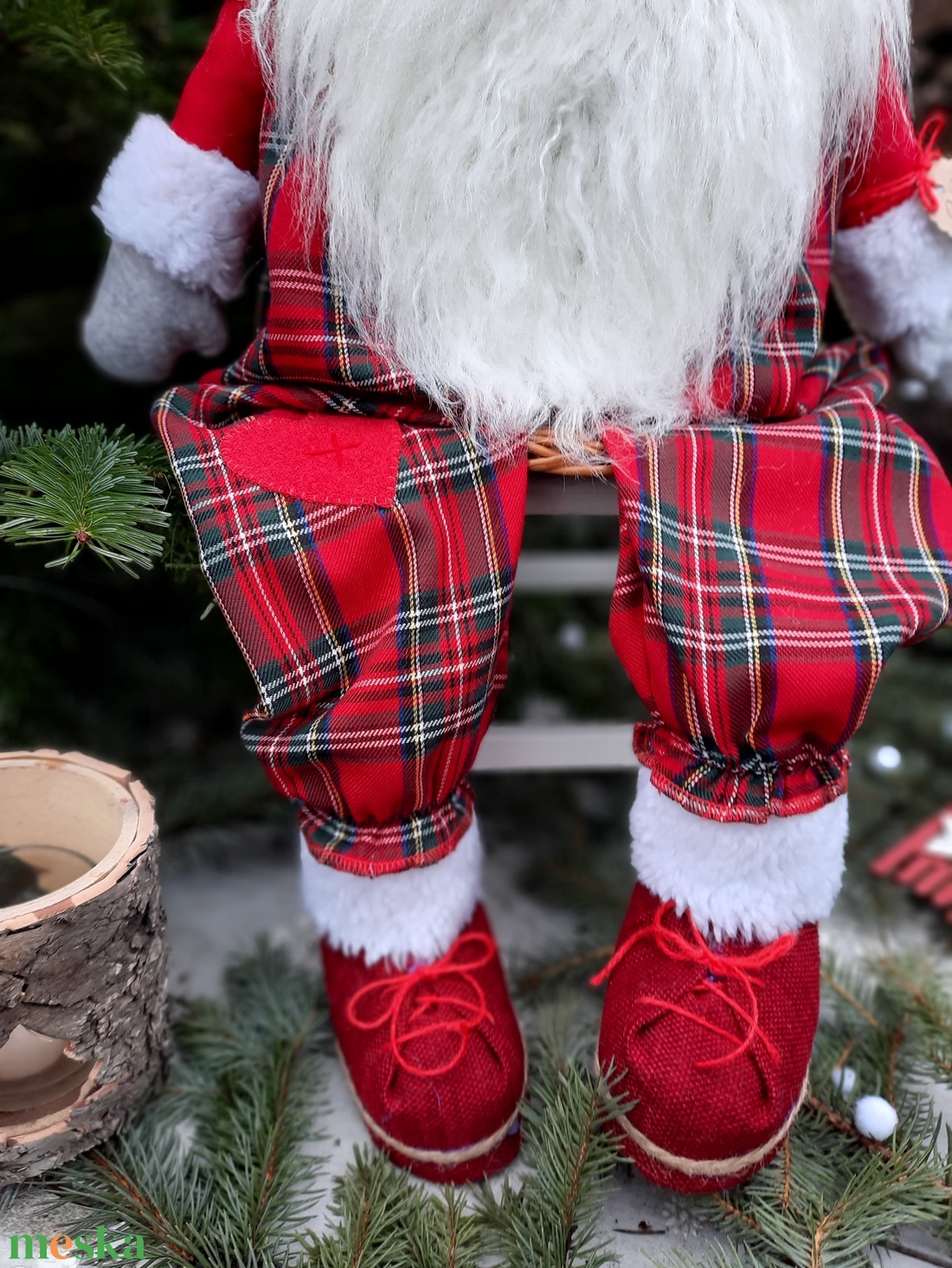 Enani óriás manó,karácsonyi manó, textil manó,  - karácsony - mikulás - mikulás ajándékok - Meska.hu