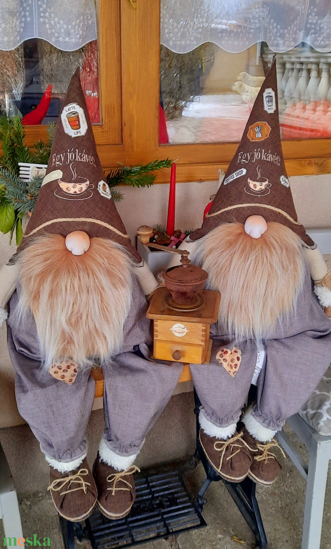 Enani manó ,óriás kávé manó, textil manó,  - otthon & életmód - konyhafelszerelés, tálalás - Meska.hu