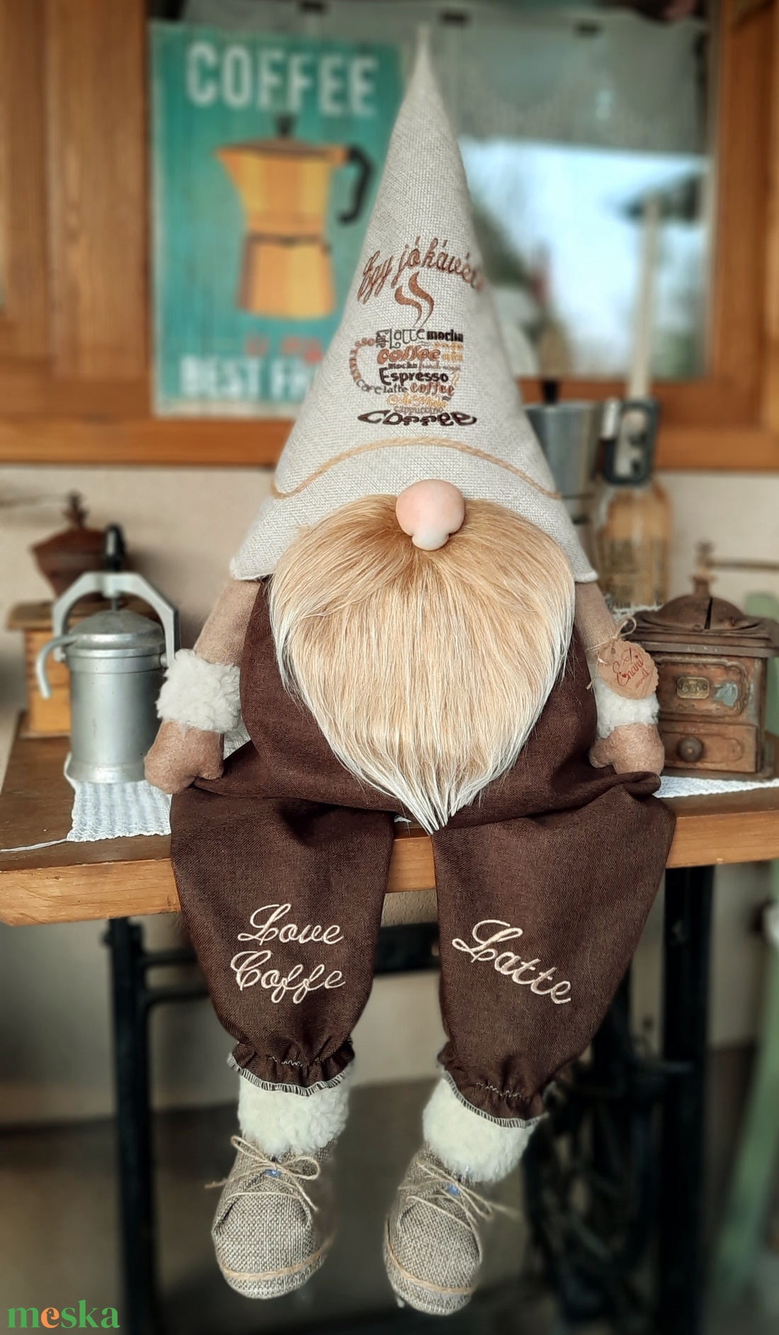 Manó, Enani manó ,óriás kávé manó, textil manó, - otthon & lakás - dekoráció - manók - Meska.hu Manó, Enani manó ,óriás kávé manó, textil manó, - otthon & lakás - dekoráció - manók - Meska.hu