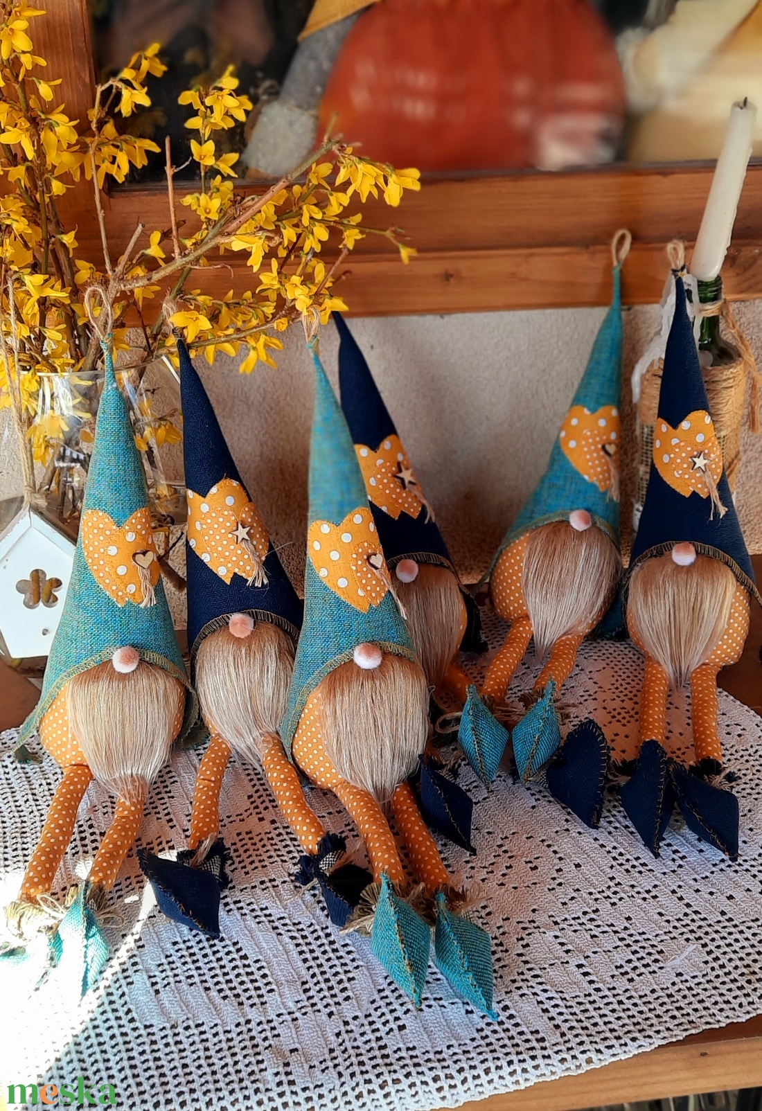 Manó, Tavaszi manó - otthon & életmód - dekoráció - manók - Meska.hu