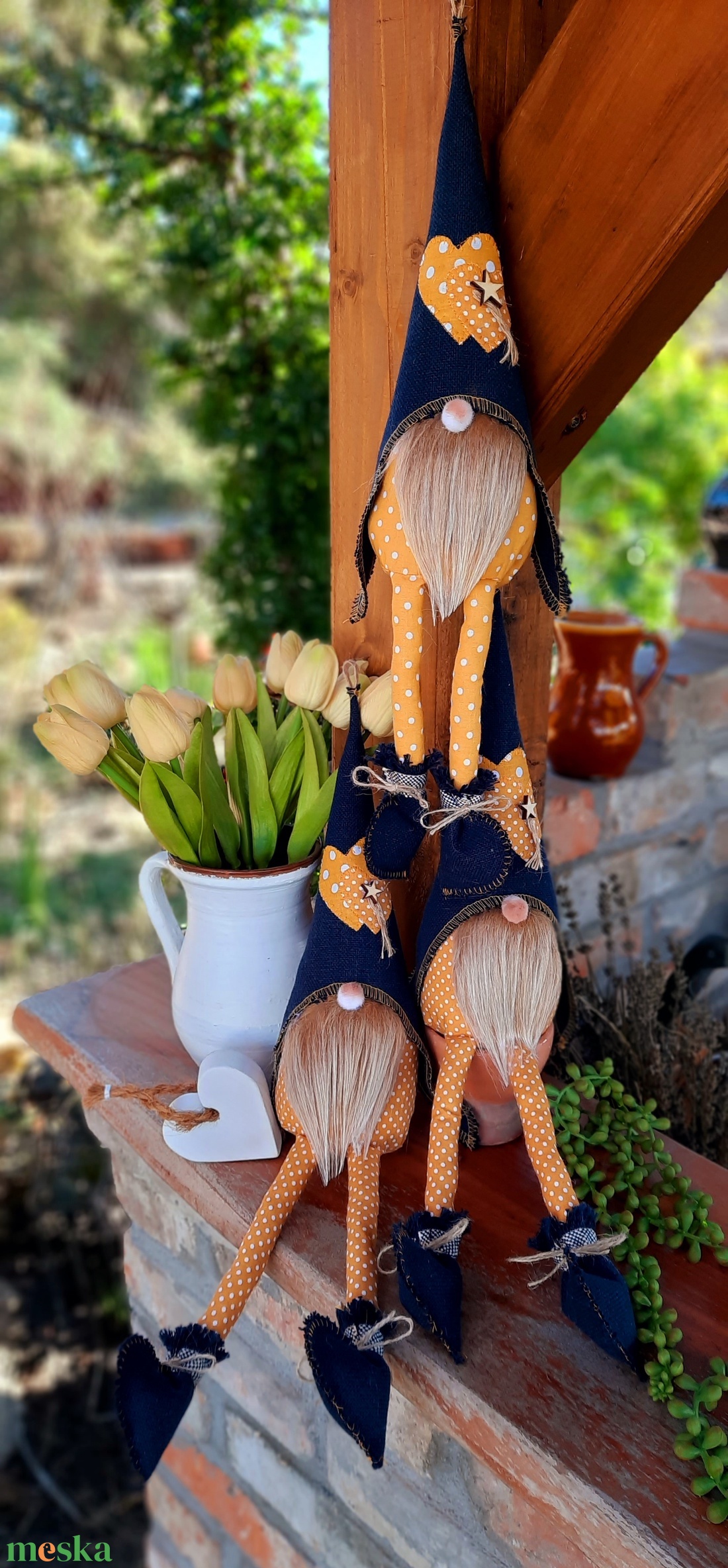 Manó, Tavaszi manó - otthon & életmód - dekoráció - manók - Meska.hu