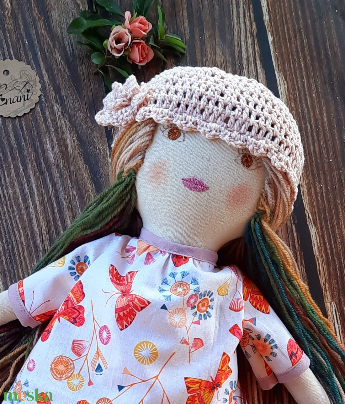 Baba,Textil baba, Játékbaba, fonal hajú erdei Pille baba - játék & sport - baba & babaház - öltöztethető baba - Meska.hu Baba,Textil baba, Játékbaba, fonal hajú erdei Pille baba - játék & sport - baba & babaház - öltöztethető baba - Meska.hu