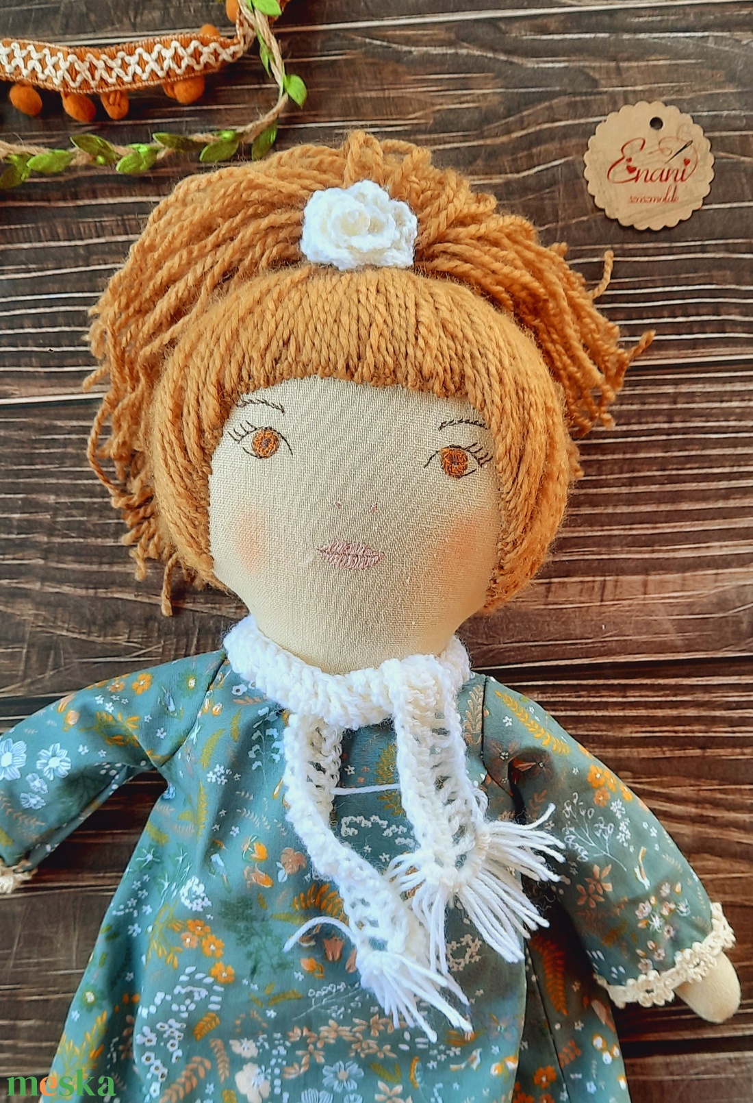 Baba,Textil baba, Játékbaba, Rongybaba, fonal hajú Julcsi baba - játék & sport - baba & babaház - öltöztethető baba - Meska.hu Baba,Textil baba, Játékbaba, Rongybaba, fonal hajú Julcsi baba - játék & sport - baba & babaház - öltöztethető baba - Meska.hu