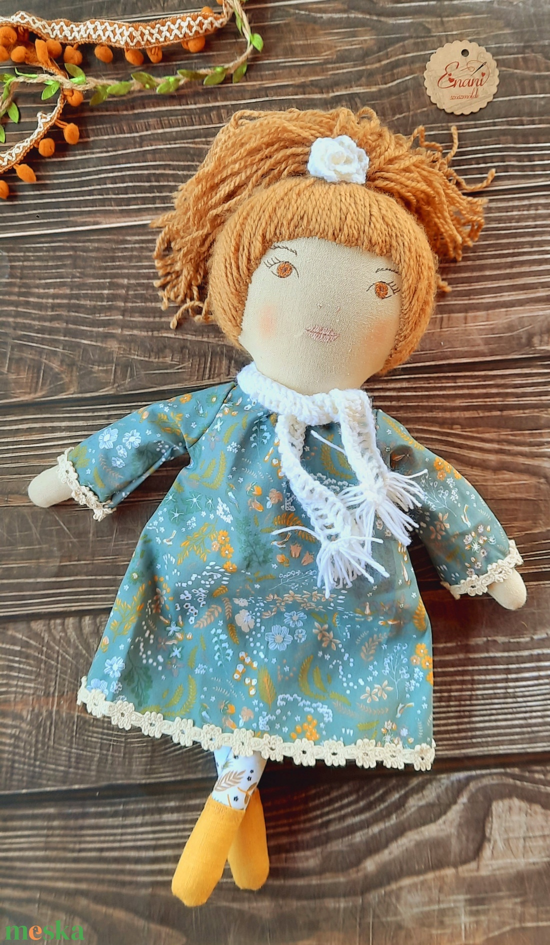 Baba,Textil baba, Játékbaba, Rongybaba, fonal hajú Julcsi baba - játék & sport - baba & babaház - öltöztethető baba - Meska.hu Baba,Textil baba, Játékbaba, Rongybaba, fonal hajú Julcsi baba - játék & sport - baba & babaház - öltöztethető baba - Meska.hu